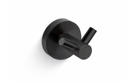 CLASSIC – Cârlig dublu pentru prosoape / negru mat