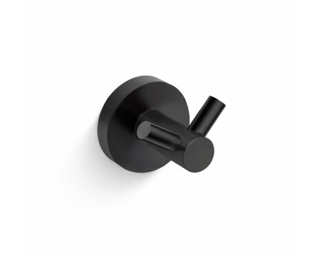 CLASSIC – Cârlig dublu pentru prosoape / negru mat