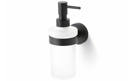 CLASSIC – Dozator pentru săpun lichid / sticlă mată / negru mat