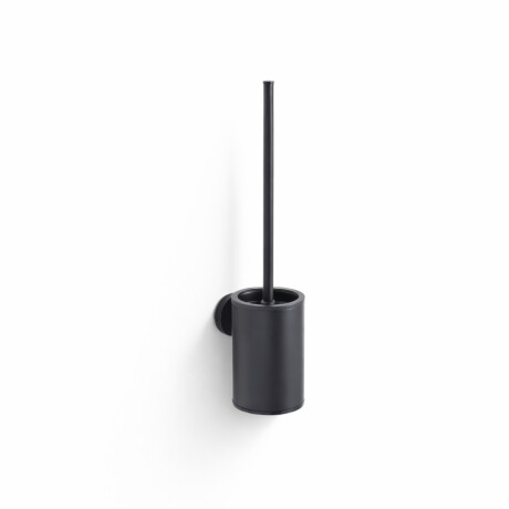 CLASSIC – Perie de toaletă joasă, de montat pe perete / recipient metalic, miez din material plastic / negru mat #1