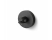 CLASSIC – Suport cu rozetă pentru rafturi din sticlă 07.80160/50/40/30 – 2 buc. / negru mat