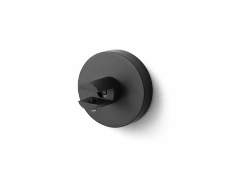 CLASSIC – Suport cu rozetă pentru rafturi din sticlă 07.80160/50/40/30 – 2 buc. / negru mat