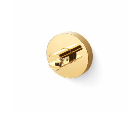 CLASSIC – Suport cu rozetă pentru rafturi din sticlă 07.80160/50/40/30 – 2 buc. / auriu lucios