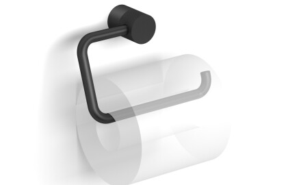 MEGAN – Suport pentru hârtie igienică / mobil, fără capac / negru mat