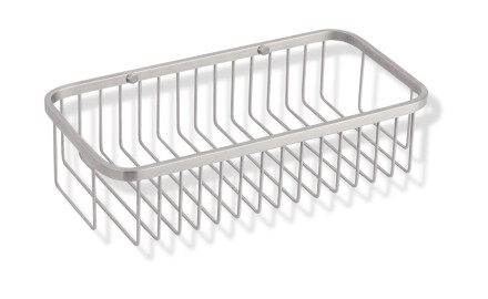 Coș 30x14x9 / oțel periat