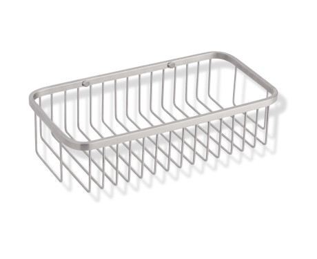 Coș 30x14x9 / oțel periat