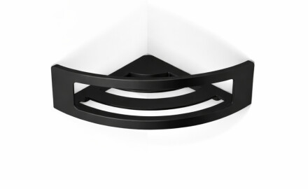 Coș – raft de colț 16x16x8 / negru mat