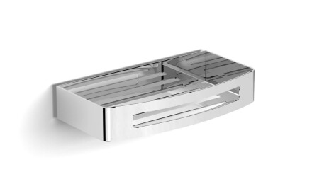 Coș 22x12x4 / sistem de fixare Lift & Clean™ / oțel lustruit
