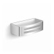 Coș 22x11x6 / inserție din plastic alb / oțel lustruit #1
