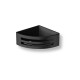 Coș de colț 16x16x6 / negru mat / interior din plastic negru #1