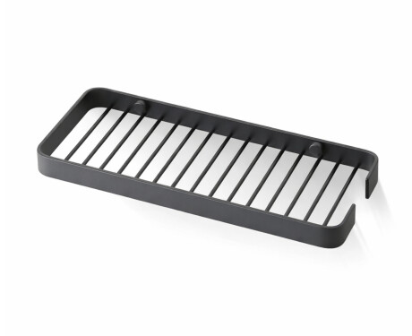 Coș 24x10x2 / ramă lată / negru mat