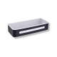 Coș 29x12x5,5 / negru mat / inserție din plastic albă #1