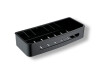 Coș 29x12x5,5 / negru mat / inserție din plastic negru