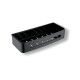 Coș 29x12x5,5 / negru mat / inserție din plastic negru #1