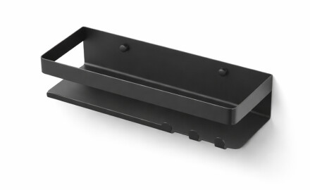 Coș – raft de baie 30,6x11,2x6,8 / negru mat