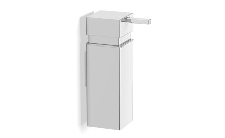 Dozator pentru săpun lichid 0,25 L / pătrat / cromat