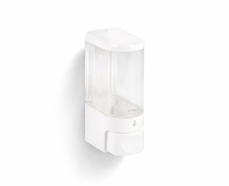 Dozator pentru săpun lichid 0,25 L / ABS alb lucios