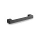 Suport de baie drept, 28 cm / negru mat #1
