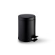 Coș cu pedală STANDARD rotund, 3 L, închidere lentă / negru mat #1