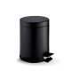 Coș cu pedală STANDARD rotund, 5 L, închidere lentă / negru mat #1