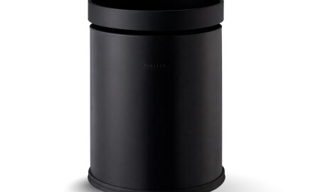Coș deschis de 10 L / negru mat