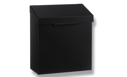 Recipient pentru deșeuri igienice de 4,5 L, seria R1 / oțel inoxidabil, negru mat
