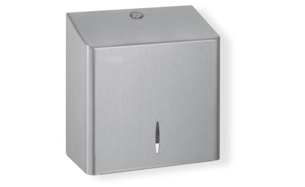 Suport pătrat pentru hârtie igienică în rolă, cu diametru maxim de 19 cm, seria R10 / oțel inoxidabil periat