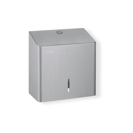 Suport pătrat pentru hârtie igienică în rolă, cu diametru maxim de 19 cm, seria R10 / oțel inoxidabil periat #1