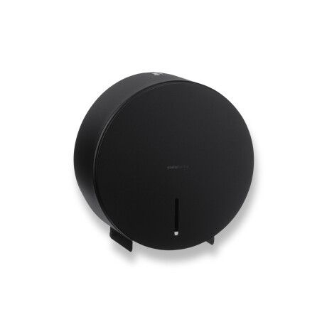 Suport rotund pentru hârtie igienică în rolă, cu diametru maxim de 19 cm, seria R1 / oțel inoxidabil, negru mat #1