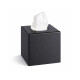 Dispenser pentru șervețele igienice – formă cubică / ABS negru mat #1
