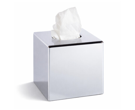 Dispenser pentru șervețele igienice – formă de cub / ABS cromat