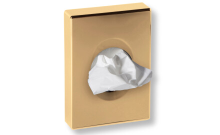 Dispenser pentru pungi igienice / ABS auriu lucios