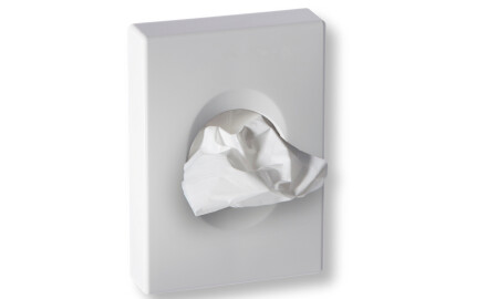 Dispenser pentru pungi igienice / ABS alb lucios