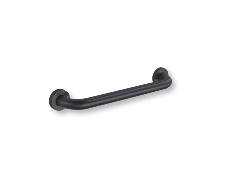 Bară de sprijin pentru persoanele cu dizabilități, Ø32, dreaptă, STANDARD – 40 cm / oțel inoxidabil, negru mat