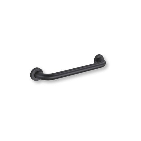 Bară de sprijin pentru persoanele cu dizabilități, Ø32, dreaptă, STANDARD – 40 cm / oțel inoxidabil, negru mat #1