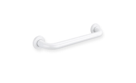 Bară de sprijin pentru persoanele cu dizabilități, Ø32, dreaptă, STANDARD – 40 cm / alb mat