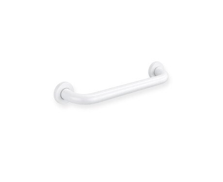 Bară de sprijin pentru persoanele cu dizabilități, Ø32, dreaptă, STANDARD – 40 cm / alb mat