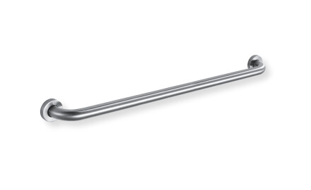 Bară de sprijin pentru persoanele cu dizabilități, Ø32, dreaptă, STANDARD – 80 cm / oțel periat