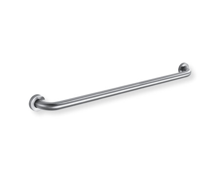 Bară de sprijin pentru persoanele cu dizabilități, Ø32, dreaptă, STANDARD – 80 cm / oțel periat