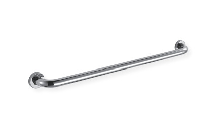 Bară de sprijin pentru persoanele cu dizabilități, Ø32, dreaptă, STANDARD – 80 cm / oțel inoxidabil lustruit