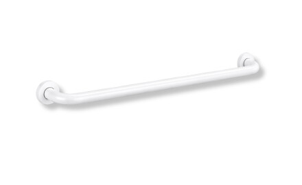 Bară de sprijin pentru persoanele cu dizabilități, Ø32, dreaptă, STANDARD – 80 cm / oțel inoxidabil, alb mat