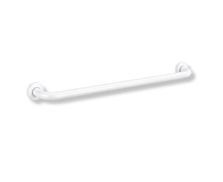 Bară de sprijin pentru persoanele cu dizabilități, Ø32, dreaptă, STANDARD – 80 cm / oțel inoxidabil, alb mat