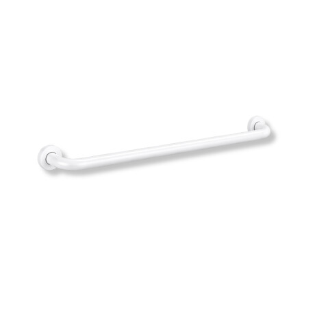 Bară de sprijin pentru persoanele cu dizabilități, Ø32, dreaptă, STANDARD – 80 cm / oțel inoxidabil, alb mat #1