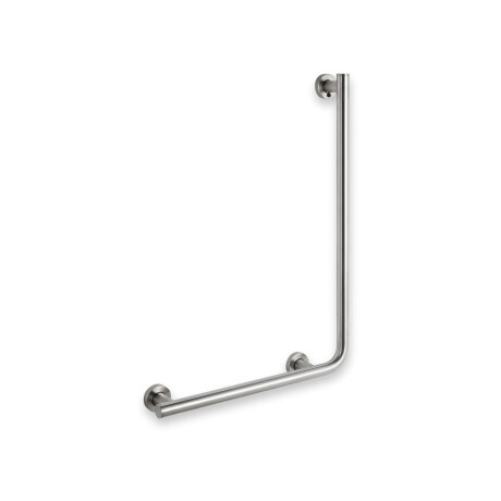 Bară de sprijin pentru persoanele cu dizabilități Ø32 STANDARD tip L, 55 x 77 stânga / oțel inoxidabil periat #1