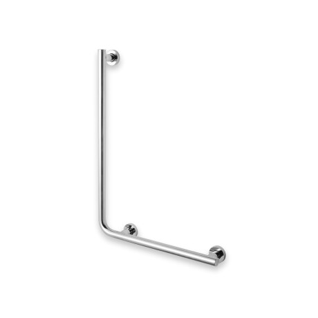 Bară de sprijin pentru persoanele cu dizabilități Ø32 STANDARD tip L, 55 x 77 dreapta / oțel inoxidabil lustruit #1