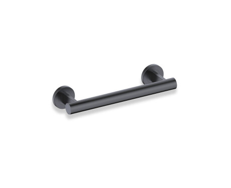 Bară de sprijin pentru persoanele cu dizabilități, Ø32, dreaptă, PREMIUM – 30 cm / oțel inoxidabil, negru mat