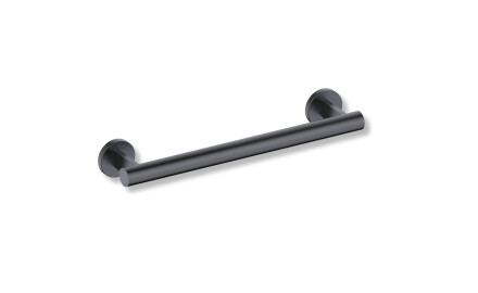 Bară de sprijin pentru persoanele cu dizabilități, Ø32, dreaptă, PREMIUM – 40 cm / oțel inoxidabil, negru mat