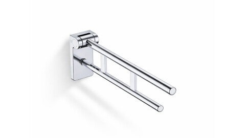 Bară de sprijin pentru persoanele cu dizabilități, Ø32, rabatabilă, PREMIUM – 60 cm / oțel inoxidabil lustruit