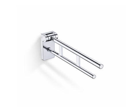 Bară de sprijin pentru persoanele cu dizabilități, Ø32, rabatabilă, PREMIUM – 60 cm / oțel inoxidabil lustruit