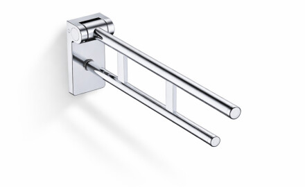 Bară de sprijin pentru persoanele cu dizabilități, Ø32, rabatabilă, PREMIUM – 70 cm / oțel inoxidabil lustruit